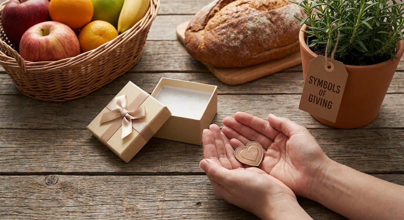 Hands offering a gift