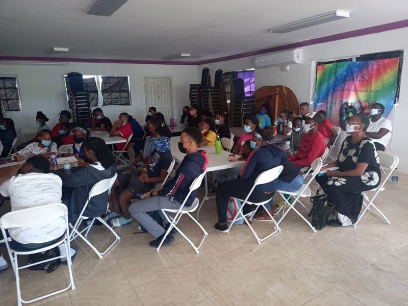 Students enjoying a youth camp held by GCCB
